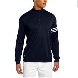 Adidas Quarter zip Black and White Climalite Shirt